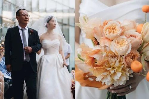 Đám cưới trên sân thượng lấy cảm hứng từ... quả cam