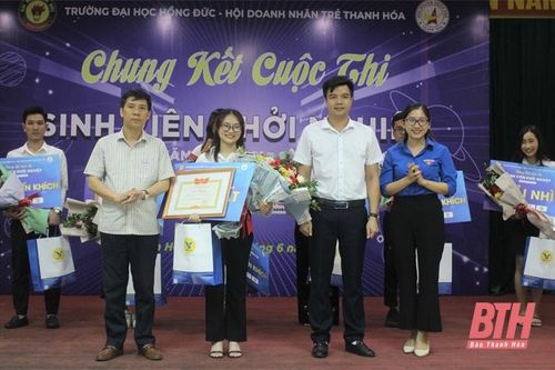 Sinh viên Trường Đại học Hồng Đức và những ý tưởng khởi nghiệp