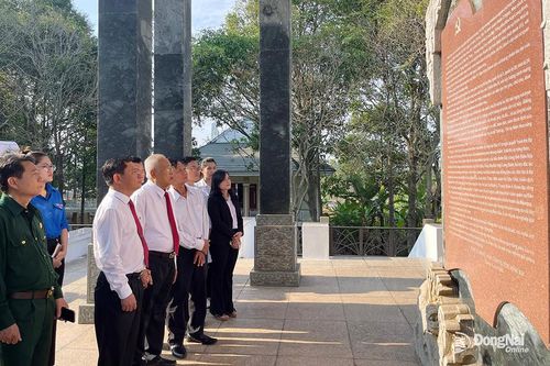 Khảo sát thực tế tại Căn cứ Tỉnh ủy Biên Hòa U1