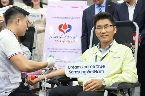Samsung Việt Nam chung tay lan tỏa tinh thần hiến máu tình nguyện
