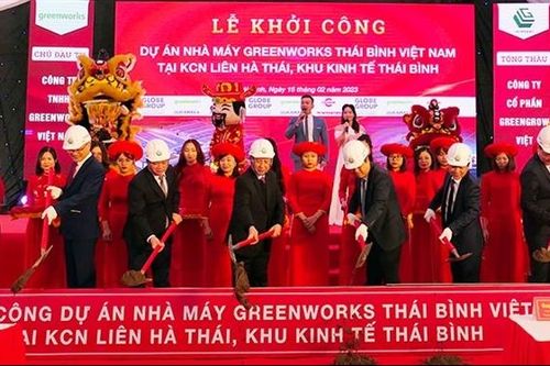 Khởi công dự án Nhà máy Greenworks Thái Bình Việt Nam