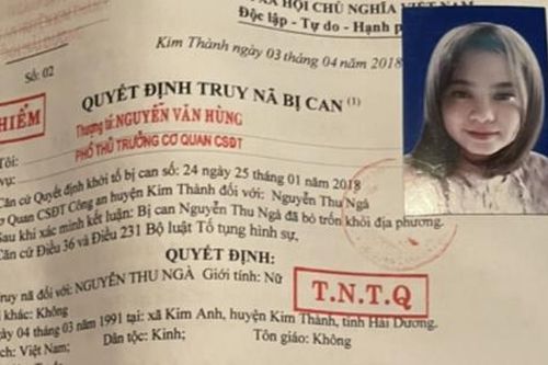 Hải Dương: Vận động người phụ nữ huyện Kim Thành bị truy nã từ nước ngoài về đầu thú