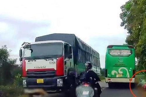 Thu hồi phù hiệu xe chạy sai hành trình, chèn người đi đường ngã dúi dụi