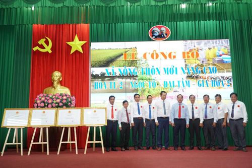 Sóc Trăng: Công bố 4 xã nông thôn mới nâng cao tại huyện Mỹ Xuyên