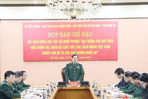 Hội thảo khoa học về Đại tướng Chu Huy Mân tổ chức tại tỉnh Nghệ An