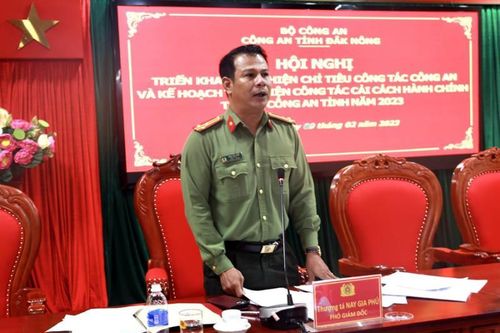 Công an Đắk Nông quyết liệt triển khai thực hiện các chỉ tiêu công tác ngay từ đầu năm