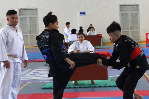 Khởi tranh giải pencak silat học sinh TPHCM 2023