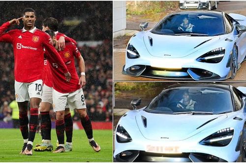 Marcus Rashford của Manchester United bấm biển McLaren thành Skoda