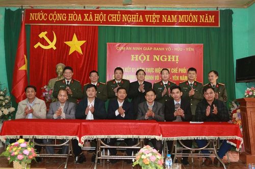 Cụm an ninh giáp ranh Võ - Hữu - Yên tổng kết công tác 2022, triển khai công tác 2023