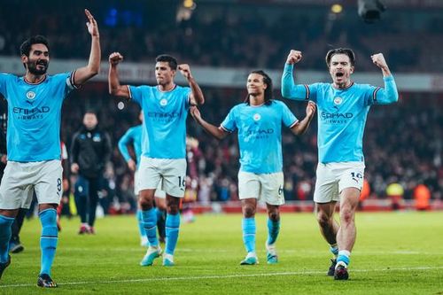 Thắng thuyết phục Arsenal, Man City chiếm ngôi đầu Ngoại hạng Anh