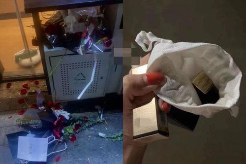 Đi nhặt hoa ở thùng rác hậu Valentine, cô gái nhặt được món đồ hàng hiệu 'xịn sò'