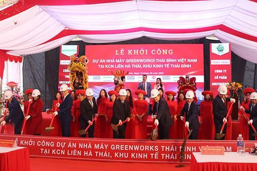 Thái Bình khởi công dự án 200 triệu USD tại Khu công nghiệp Liên Hà Thái