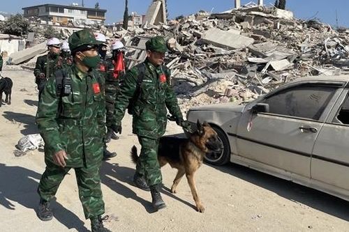 Lực lượng cứu nạn Quân đội Việt Nam tìm thấy 2 vị trí có dấu hiệu sự sống tại Thổ Nhĩ Kỳ