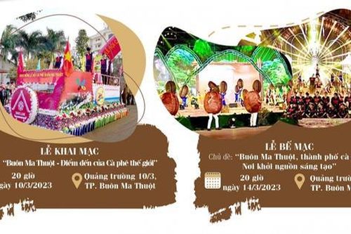 18 sự kiện chính của Lễ hội Cà phê Buôn Ma Thuột lần thứ 8