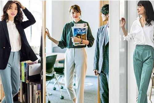 Kiểu quần âu tạo hiệu ứng chân dài thon gọn cho nàng công sở