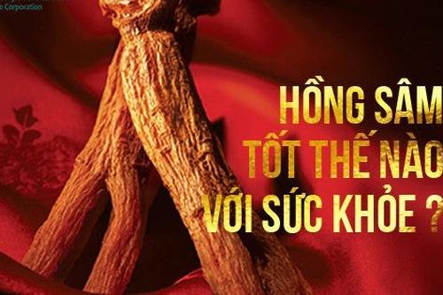Hồng sâm tốt thế nào với sức khỏe?