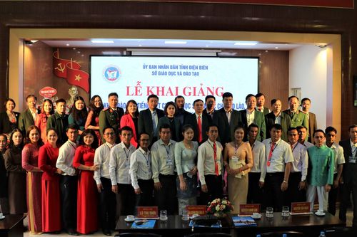 Điện Biên khai giảng khóa đào tạo tiếng Việt cho lưu học sinh Lào