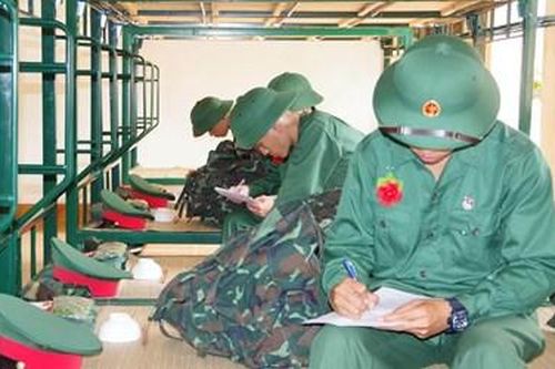 Phấn khởi hòa nhập môi trường quân ngũ