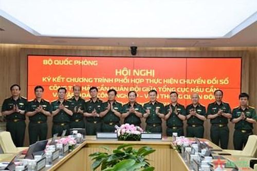 Tiếp tục hỗ trợ Tổng cục Hậu cần thực hiện công tác chuyển đổi số