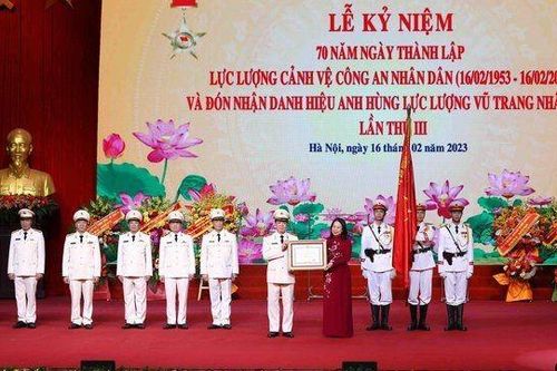 Lực lượng cảnh vệ đón nhận danh hiệu Anh hùng Lực lượng vũ trang nhân dân