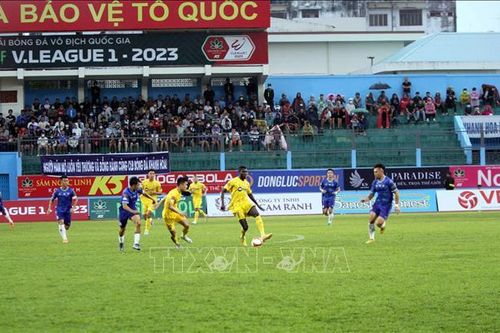 V-League 2023: Khánh Hòa hòa Sông Lam Nghệ An 2 - 2