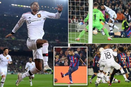 Lượt đi vòng play-off UEFA Europa League: Barcelona và Man Utd bất phân thắng bại