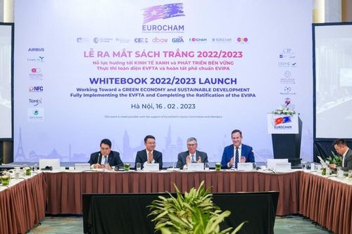 EuroCham ra mắt Sách Trắng 2023 với trọng tâm kinh tế xanh và phát triển bền vững