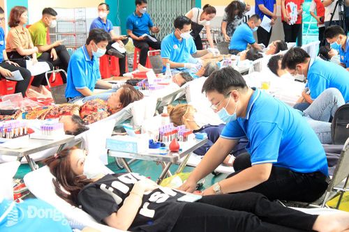 Tiếp nhận 420 đơn vị máu tại Lễ hội Xuân hồng 2023
