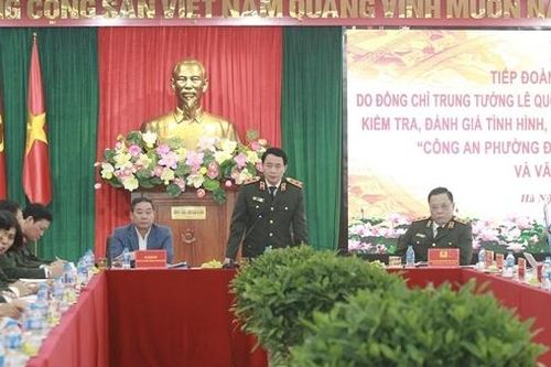 Thực hiện thắng lợi chủ trương xây dựng Công an phường điển hình, kiểu mẫu