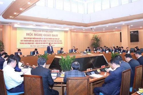 Hà Nội tháo gỡ khó khăn trong thực hiện đầu tư, cải tạo hệ thống y tế, trường học và tu bổ di tích