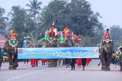 Lễ hội voi Lào năm 2023 thu hút hàng chục nghìn du khách
