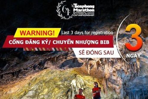 3 ngày cuối cùng cho VĐV đăng ký tham dự Tiền Phong Marathon 2023