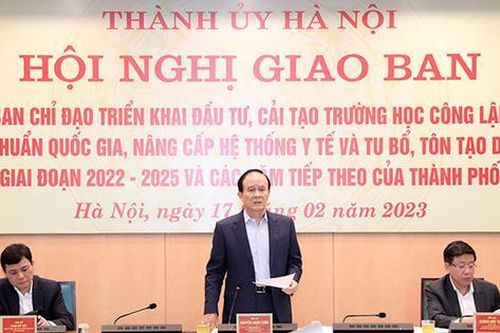 Hà Nội: Tập trung tháo gỡ cho các dự án đầu tư về giáo dục, y tế, tôn tạo di tích