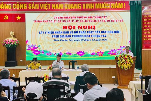 Khẩn trương tổ chức lấy ý kiến của người dân về dự thảo Luật Đất đai (sửa đổi)