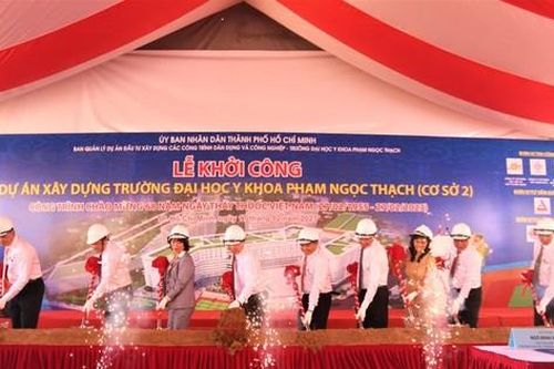Khởi công xây dựng cơ sở 2 trường ĐH Y khoa Phạm Ngọc Thạch
