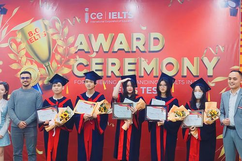 100% học viên đạt IELTS trên 7.0 khi học tại ICE IELTS