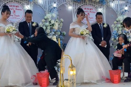 Bà nội lưng còng xách cả 'bị' lên trao hồi môn cho cháu gái, rơi nước mắt với món quà cưới bên trong