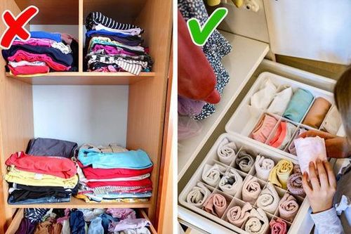 Cách sắp xếp quần áo để căn phòng lúc nào cũng gọn dù diện tích nhỏ