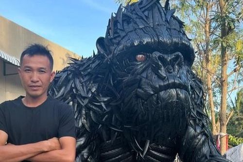 Biến lốp xe cũ thành 'King Kong', bán giá 65 triệu đồng