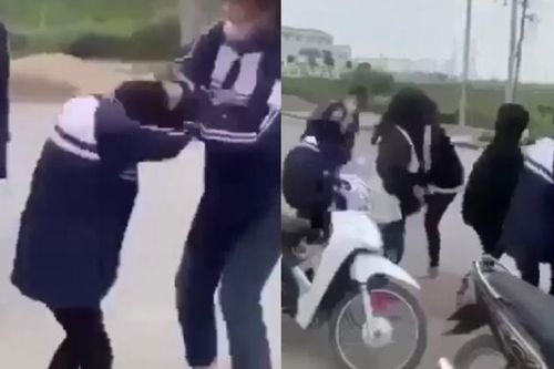 Hà Nội: Điều tra vụ 2 nhóm nữ sinh trường THPT đánh nhau