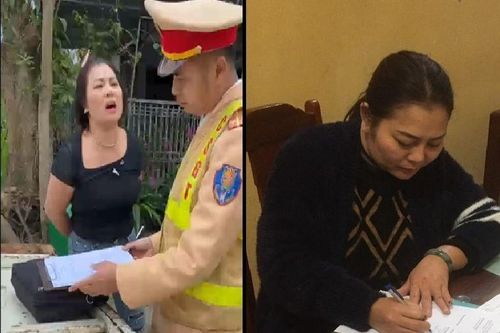 Khởi tố vụ án người phụ nữ vò nát biên bản, lăng mạ CSGT