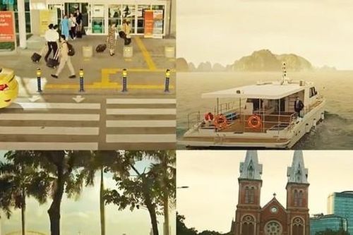 Vịnh Hạ Long, cầu Rồng, nhà thờ Đức Bà xuất hiện trên phim Hàn