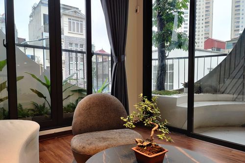 Mảnh đất méo rộng 44m2 hóa không gian nghỉ dưỡng cực chill cho gia đình nhỏ
