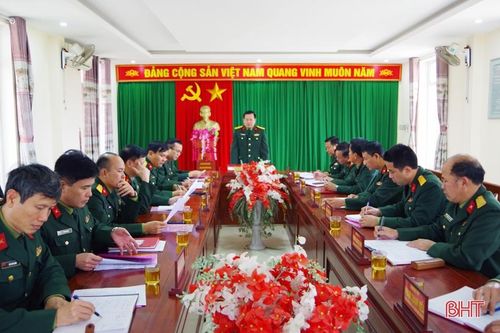 Chỉ huy trưởng Bộ CHQS Hà Tĩnh kiểm tra triển khai nhiệm vụ QS-QP