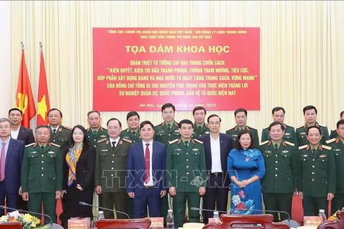 Quân đội quán triệt tư tưởng về đấu tranh phòng, chống tham nhũng, tiêu cực của Tổng Bí thư