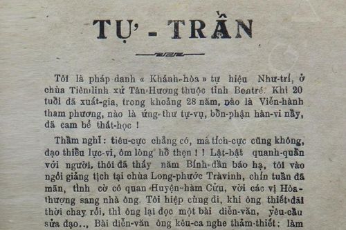 Từ một tiếng nói lẻ loi