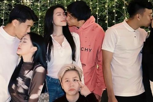 Khoảnh khắc cực hiếm: 3 cặp đôi hot nhất nhì làng bóng chung một khung hình!