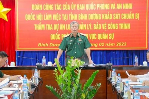 Ủy ban Quốc phòng và An ninh khảo sát tại Bình Dương