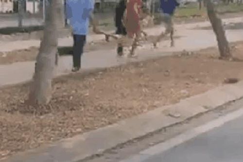 Video người dân truy đuổi tên trộm xe máy dùng dao đâm hai người bị thương