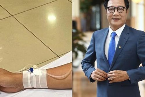 NSND Trọng Trinh ngồi ăn sáng ở sân bay bị trúng gió phải nhập viện cấp cứu giờ ra sao?